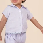 Kids' Muslin Cotton Top & Bottoms Set - Fun & Fashionable by Loyzo